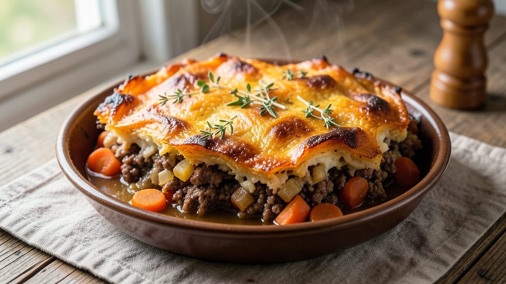 Shepherd's Pie With Sweet Potato Topping Recipe: Roasted Spice and Creamy Mashed Fusion