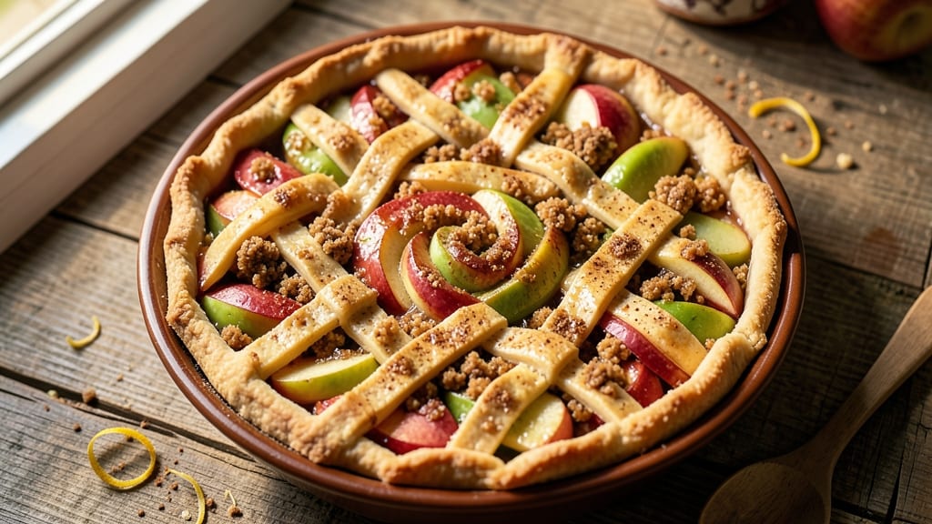 Amish Apple Crumb Pie Recipe: Warm Spice Streusel That Stays Crunchy All Day