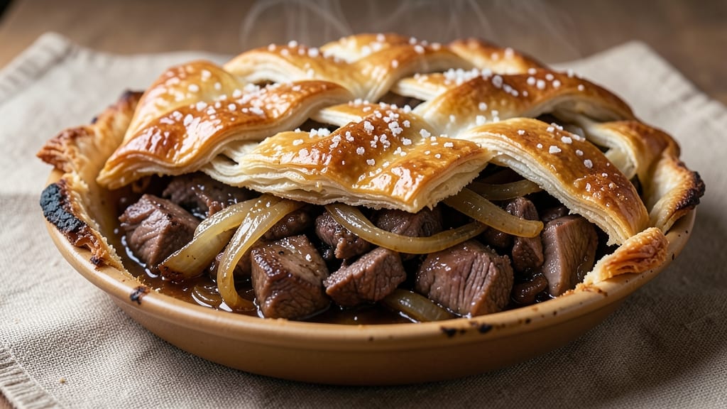 Pork and Beef Pie Recipe: Savory Gravy-Crusted Meat Masterpiece