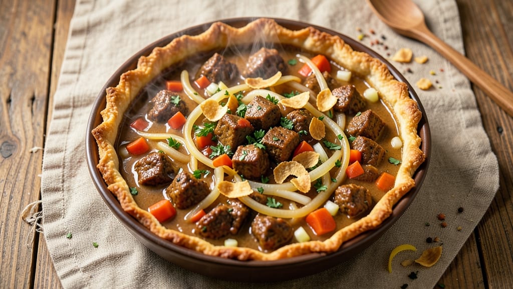 Seitan Pot Pie Recipe: Hearty Plant-Based Filling in Flaky Crust