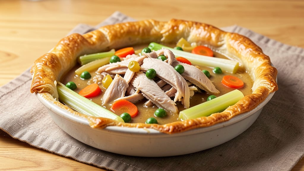 Slippery Turkey Pot Pie Recipe: Foil-Sealed Crust That Stays Golden Longer