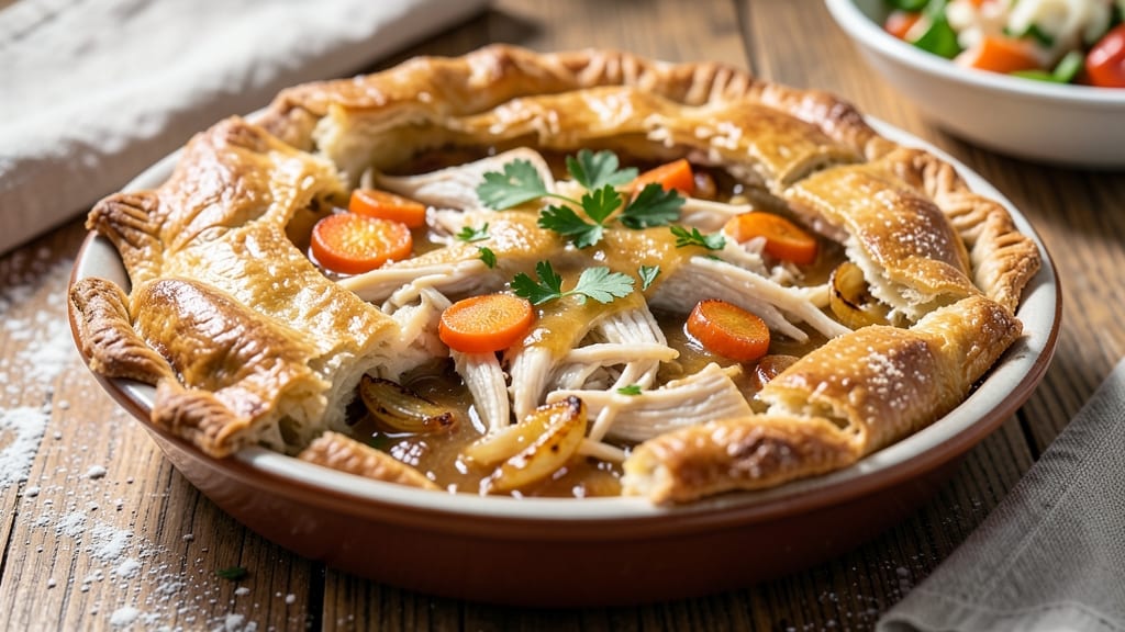 Single Crust Pot Pie Recipe: Savory Gravy and Flaky Crust Fusion
