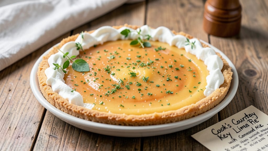 Cook's Country Key Lime Pie Recipe With Condensed Milk: Zesty Tang and Velvety Smoothness