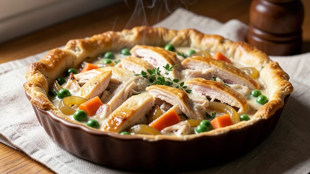 Pillsbury Homemade Chicken Pot Pie Recipe: Foil-Sealed Crust That Stays Golden Through Baking
