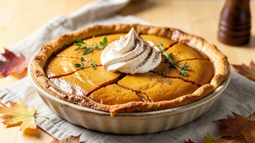 Stokely Pumpkin Pie Recipe: Spiced Vanilla Bean Swirl in Classic Crust