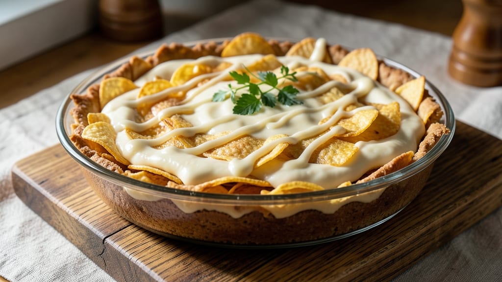 Potato Chip Pie Recipe: Crunchy Topping Crust With Gooey Vanilla Bliss