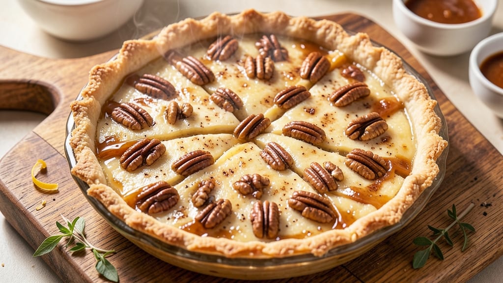 4-Egg Pecan Pie Recipe: Crunchy Clusters With Caramelized Vanilla Depth