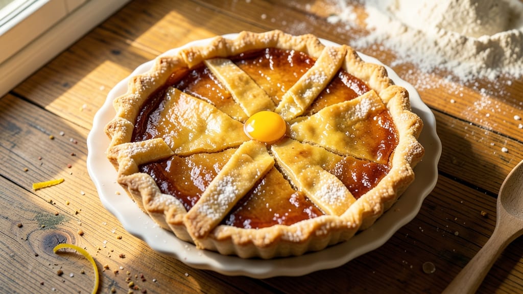 All Butter Pie Recipe: Flaky Lattice Crust With Golden-Brown Perfection