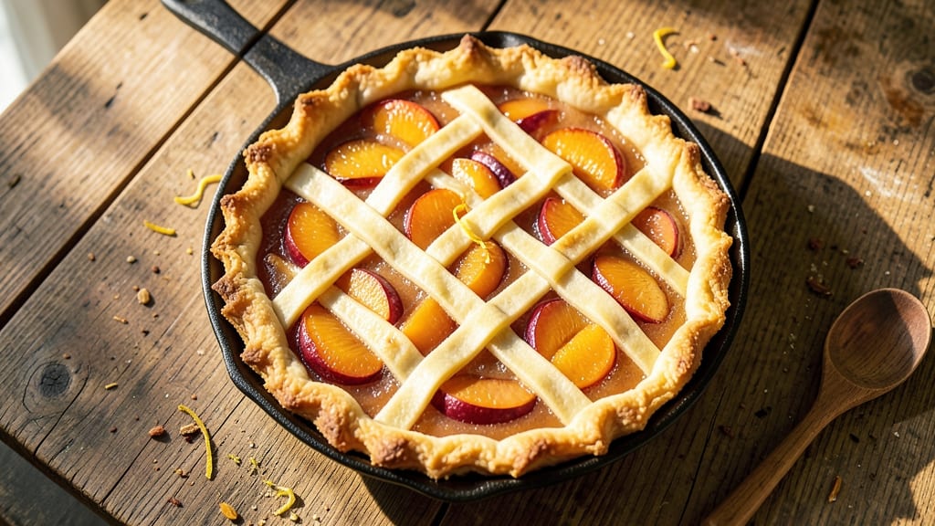 10 Inch Peach Pie Recipe: Golden Crust and Juicy Fruit in One Bite