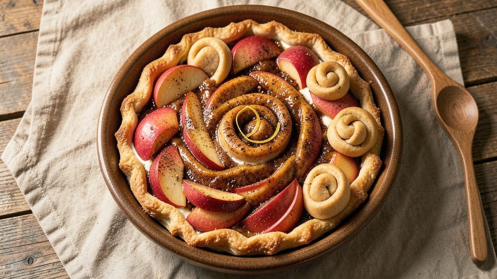 Apple Cinnamon Kringle Pie Recipe: Flaky Lattice Crust With Spiced Apple Filling