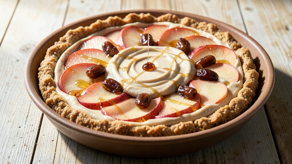 Raw Food Apple Pie Recipe: Crunchy Topping Without Baking a Crust