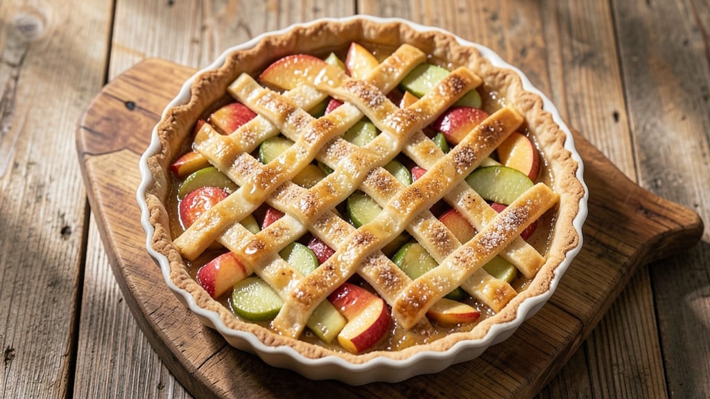 Apple Betty Pie Recipe: Creamy Vanilla Streusel Over Warm Apple Layers