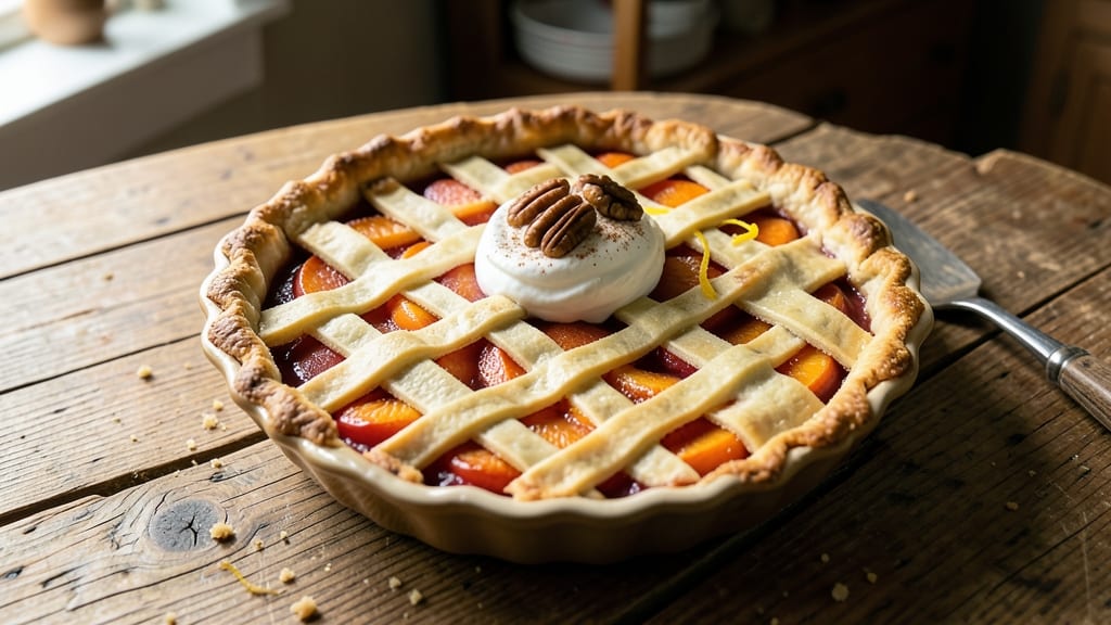 Amish Peach Pie Recipe: Homestyle Crust and Juicy Fruit Filling