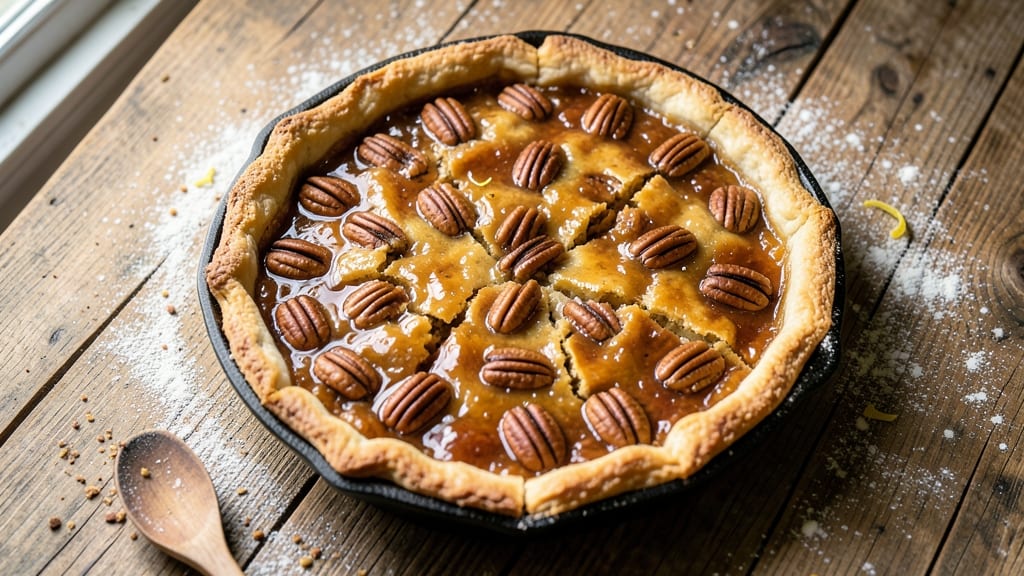1920 Pecan Pie Recipe: Old-Fashioned Crunch and Caramelized Nut Bliss