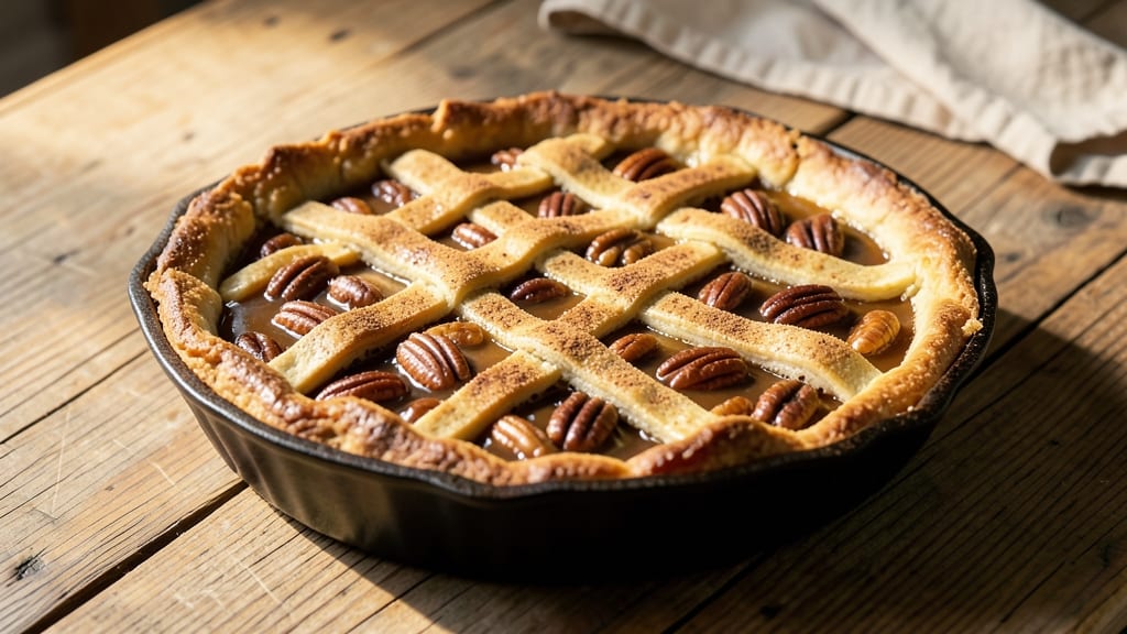 1915 Pecan Pie Recipe: Vintage Spice and Buttery Crust Magic